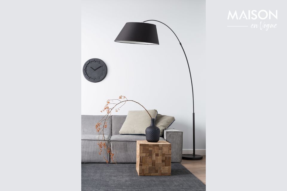 Arc black Floor lamp Zuiver