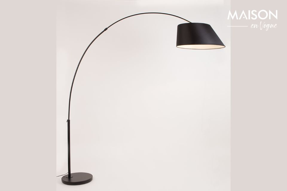 Arc Black Floor Lamp Zuiver And The, Dexter Arc Floor Lamp With White Shade