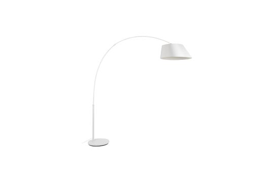 Arc White Floor Lamp Clipped