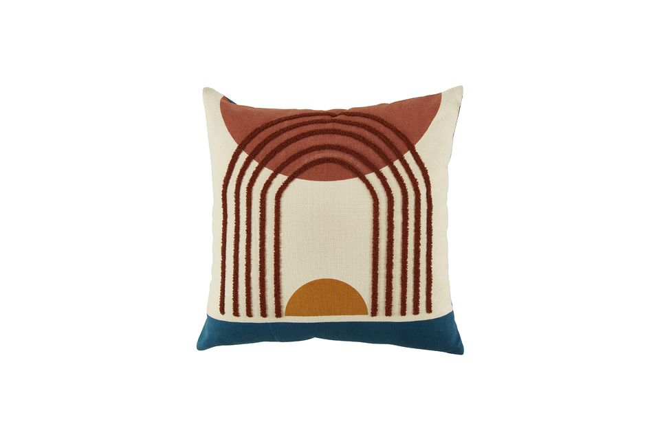 To combine comfort and decoration in your home, choose the Arcades cushion