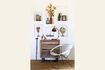 Miniature Arceau grey cowhide armchair 6