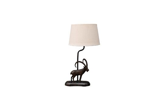 Aries brown brass table lamp