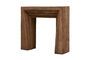 Miniature Asturias dark wood console table Clipped