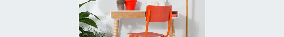 Material Details Back To School Chair Orange