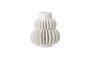 Miniature Badaroux White stoneware vase Clipped