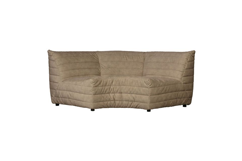 Bag sand velvet corner sofa Woood