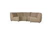 Miniature Bag sand velvet corner sofa 3