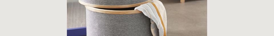 Material Details Bamboo and cotton laundry basket Ease
