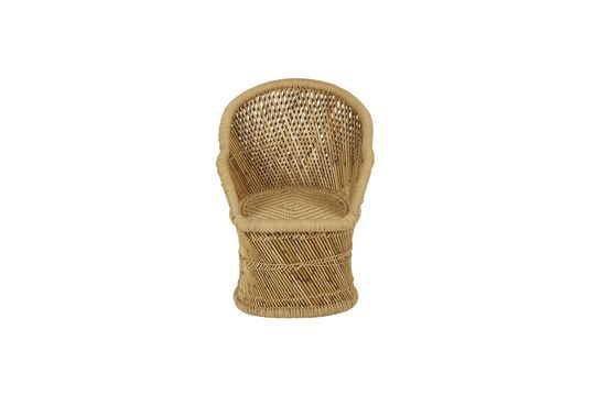 Bamboo armchair Mara Clipped