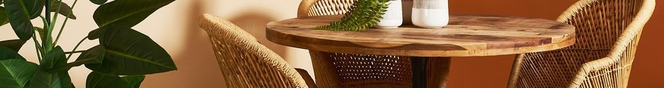 Material Details Bamboo armchair Mara