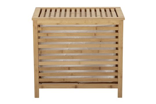 Bamboo laundry basket Aden Clipped