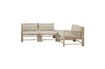 Miniature bamboo right side corner sofa Korfu 7