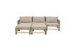 Miniature bamboo right side corner sofa Korfu 8