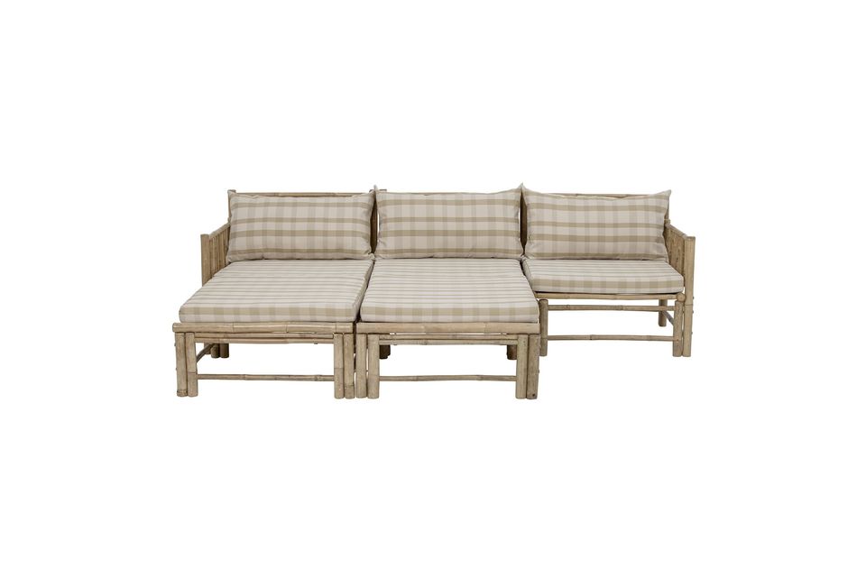 bamboo right side corner sofa Korfu - 6