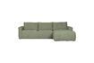 Miniature Bar green fabric right corner sofa 1