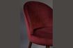 Miniature Barbara chair in red velvet 7