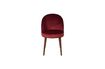 Miniature Barbara chair in red velvet 12