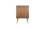 Miniature Barber cabinet with natural finish Clipped