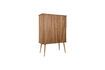 Miniature Barber cabinet with natural finish 6