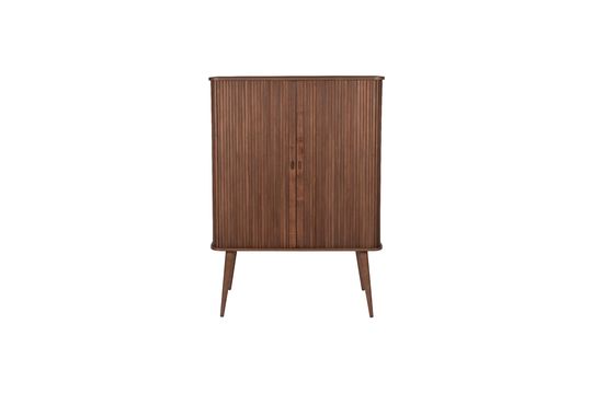 Barber cabinet with walnut finish Clipped