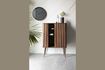 Miniature Barber cabinet with walnut finish 1