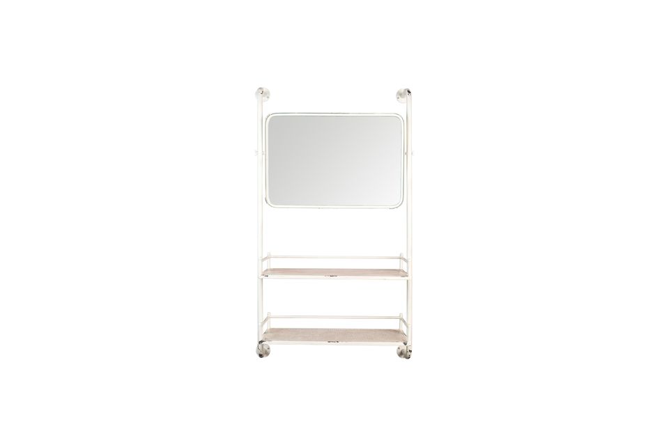 Barber wall shelf and mirror - 9
