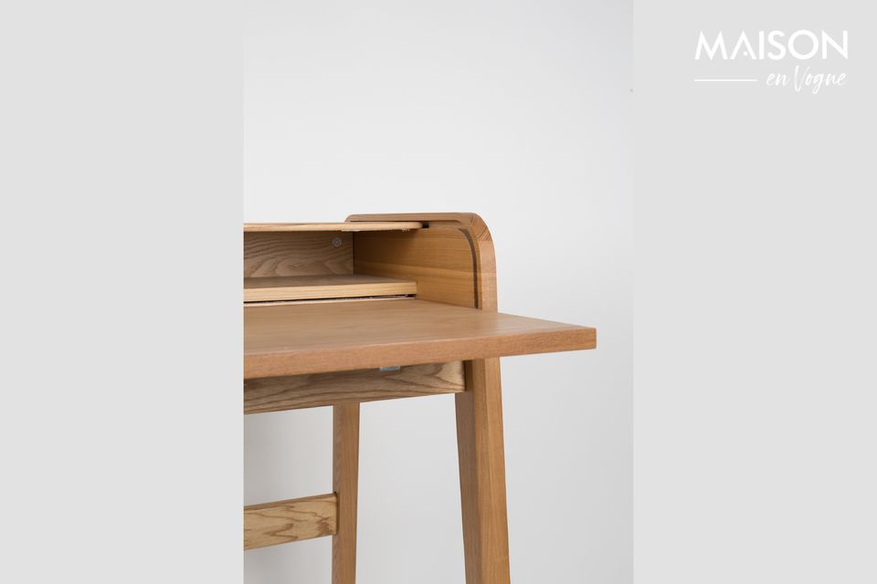 Barbier natural finish desk - 5