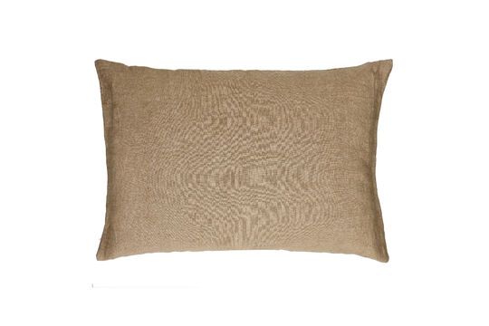 Basics ochre cotton cushion