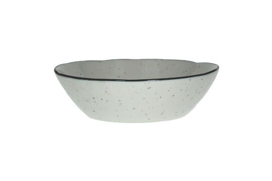 Basil white porcelain soup bowl