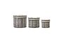 Miniature Baskets with black lid Islim Clipped