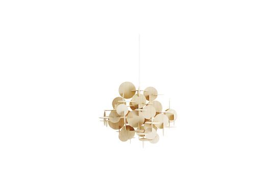 Bau light wood chandelier