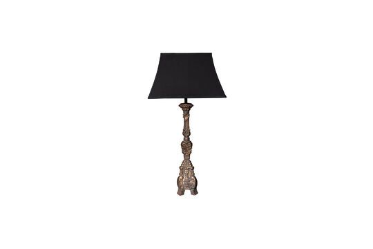 Beaussant dark wood table lamp