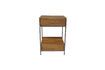 Miniature Bedside table in dark Arabica wood 1