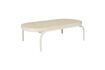 Miniature Beige aluminium garden table Vista 5