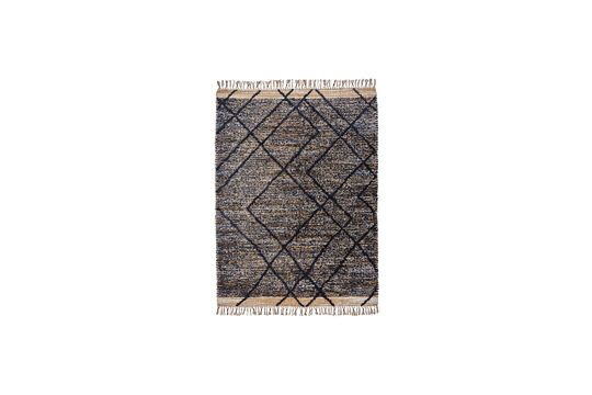 Beige and black natural fiber rug 200x140 cm Moro Clipped