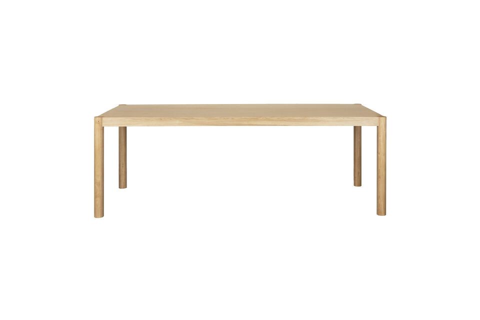 Beige ash veneer dining table 220x90 Sticks Zuiver