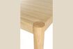 Miniature Beige ash veneer dining table 220x90 Sticks 9