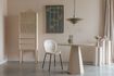 Miniature Beige ash veneer dining table Pilar 2