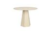 Miniature Beige ash veneer dining table Pilar 1
