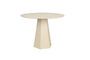 Miniature Beige ash veneer dining table Pilar Clipped