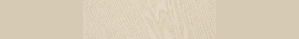 Material Details Beige ash veneer dining table Pilar