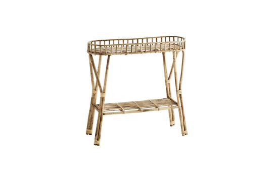 Beige bamboo console Bollao Clipped