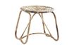 Miniature Beige bamboo stool Reina 5