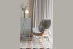 Miniature Beige beech wood armchair Duke 1