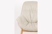 Miniature Beige beech wood armchair Duke 8