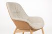 Miniature Beige beech wood armchair Duke 10
