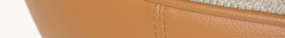 Material Details Beige beech wood armchair Duke