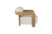 Miniature Beige boucle fabric armchair Oolong 4