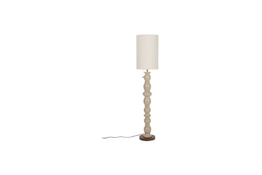 Beige ceramic floor lamp Brew Clipped