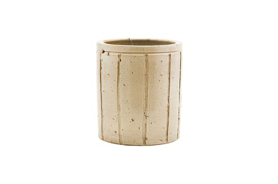 beige clay planter Julian Clipped